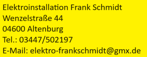 Elektroinstallation Frank Schmidt